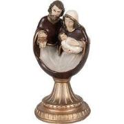 Clayre & Eef Beeld Kerstgroep 20 cm Bruin Polyresin