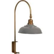 Clayre & Eef Wandlamp 33x21x48 cm Grijs Goudkleurig IJzer