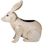 Clayre & Eef Planthouder Konijn 40 cm Beige Metaal