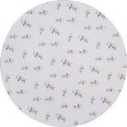 Clayre & Eef Onderbord Ø 33 cm Wit Kunststof Olijven