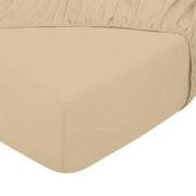 Dubbel Jersey Topper Hoeslaken - Zand - 140x200 cm - Jersey - Villa Pa...