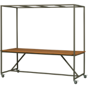 vtwonen Blue Sky Eettafel - Hout - Dust - 200x220x97