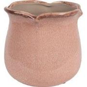 Clayre & Eef Bloempot Binnen Ø 16x15 cm Roze Keramiek