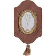 Clayre & Eef Fotolijst 10x15 cm Roze Goudkleurig Kunststof