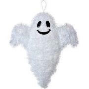 Clayre & Eef Halloween decoratie Spook 37 cm Wit Kunststof