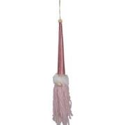 Clayre & Eef Decoratie Hanger Kabouter 48 cm Roze Synthetisch