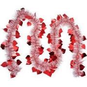 Clayre & Eef Kerstslinger Guirlande 200 cm Rood Kunststof