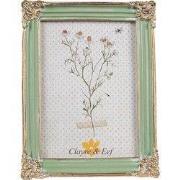 Clayre & Eef Fotolijst 13x18 cm Groen Polyresin