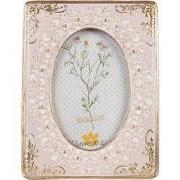 Clayre & Eef Fotolijst 10x15 cm Roze Polyresin