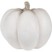 Clayre & Eef Decoratie Pompoen Ø 31x27 cm Grijs Polyresin