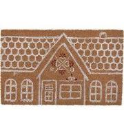 Clayre & Eef Deurmat 75x45 cm Bruin Kokos Huizen