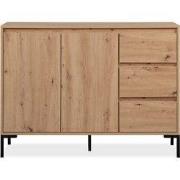 Buffet 2 deuren 3 laden en 1 plank L120 cm - PLOCK