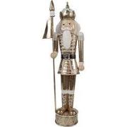 Clayre & Eef Kerstdecoratie Notenkraker 40 cm Goudkleurig Metaal