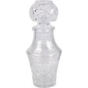 Clayre & Eef Decoratie Fles 50 ml Transparant Glas