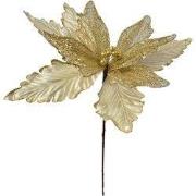 Clayre & Eef Kunstplant Kerstster Ø 45x57 cm Goudkleurig Kunststof