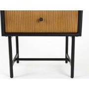 Housecraft Living Coztilla Kast/ Opbergkast Hoog Zwart/ Bruin