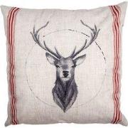 Clayre & Eef Kussenhoes 45x45 cm Beige Polyester Hert