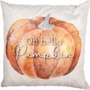 Clayre & Eef Kussenhoes 45x45 cm Beige Polyester Pompoen