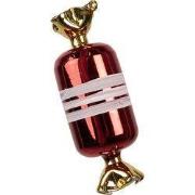 Clayre & Eef Kersthanger Ø 5x14 cm Rood Glas