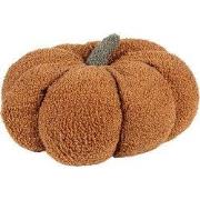 Clayre & Eef Sierkussen Pompoen Ø 28x18 cm Bruin Synthetisch