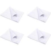 QUVIO Servet – Katoen – 40x40cm – Wit – Set van 4