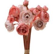 Clayre & Eef Kunstbloem 27 cm Rood Zwart Kunststof