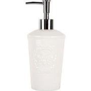 Clayre & Eef Zeepdispenser 325 ml Wit Keramiek