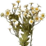 Clayre & Eef Kunstbloem 60 cm Wit Kunststof