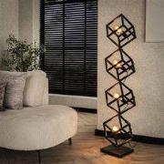 Hoyz Collection - Vloerlamp 4L Kubus - Charcoal