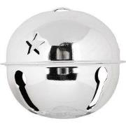 Clayre & Eef Kersthanger Bel Ø 5x4 cm Zilverkleurig Metaal