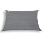 hanSe® Schaduwdoek Rechthoek Waterdoorlatend 3x4 m Zonnedoek Grijs