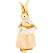 Clayre & Eef Decoratie Beeld Konijn 26 cm Bruin Kunststof