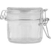Clayre & Eef Voorraadpot Deksel 10x7x6 cm Transparant Glas