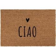 Clayre & Eef Deurmat 60x40 cm Bruin Kokos