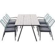 Garden Impressions Ross tuinset 7-delig zacht groen - Braga tuintafel ...