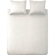 Ten Cate Katoensatijnen Dekbedovertrek - 140x200/220 - Wit