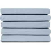 Ten Cate Katoensatijnen Hoeslaken - 140x200 - Licht Blauw