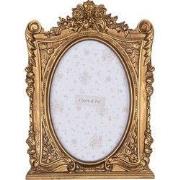 Clayre & Eef Fotolijst 10x15 cm Goudkleurig Kunststof