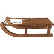 Clayre & Eef Decoratie Slee 62x31x20 cm Bruin Hout