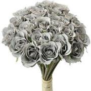 Clayre & Eef Kunstbloem 30 cm Grijs Kunststof