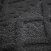 Zydante® Dekbedovertrekset Jacquard Teddy Antraciet - 240x200/220 cm -...