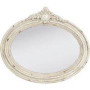 Clayre & Eef Spiegel 61x5x53 cm Wit Glas