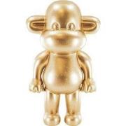 Ornament - Monkey Figurine 'The Legend' -Polyresin - Gold - 33x21x50cm