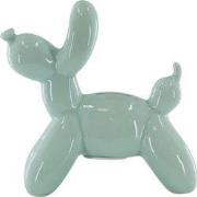 Ornament- Money Bank Balloon Dog- Mint green-17x7x17cm