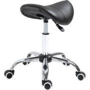 Ergonomische Zadelkruk Kunstleer Amazonekruk in Hoogte Verstelbaar 49-...