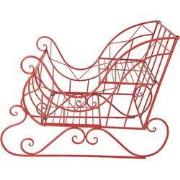 Clayre & Eef Arrenslee Kerst Groot 90x51x68 cm Rood Metaal