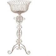 Clayre & Eef Planthouder Ø 39x85 cm Beige Metaal