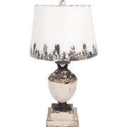 Clayre & Eef Tafellamp Ø 32x60 cm Beige Metaal