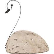 Clayre & Eef Decoratie Beeld Zwaan 25x11x27 cm Wit Hout