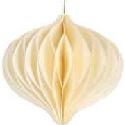 Clayre & Eef Kersthanger Ø 11x10 cm Beige Papier